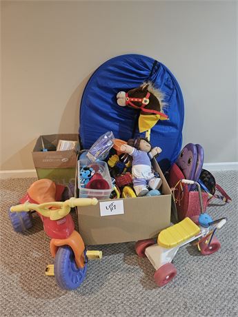 Mixed Toy Lot- Garbage Patch Kid, Fisher Price, Playskool, & Much More