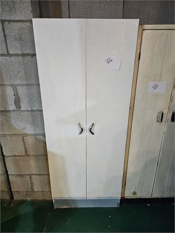 White Metal Cabinet