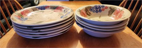 Alco 6 Plates, 4 Bowls