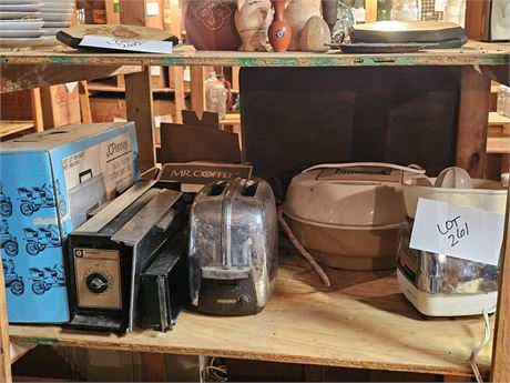 Vintage Kitchen Small Appliances - Silex Juicit/Toaster/Mr.Coffee & More