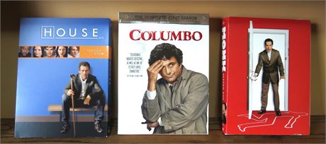 Columbo, House, Monk DVD's
