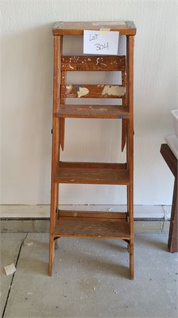 Keller 4' Wood Folding Ladder