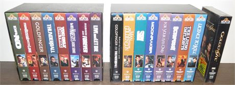 James Bond VHS Movies