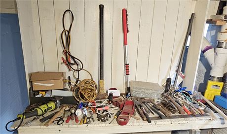 Tool Cleanout: Hand Tools, Ryobi Electric Grinder, Hardware, & Much More