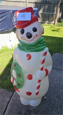 Vintage Empire Blown Mold Snowman