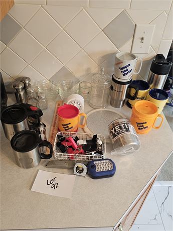 Kitchen Cleanout: Custard Dishes, Travel Mugs , & More