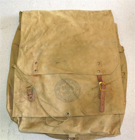 Vintage Boy Scouts Of America Back Pack