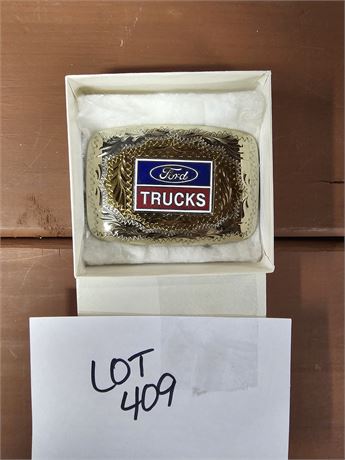 Bill Dugger Exclusive "Ford Trucks" Belt Buckle