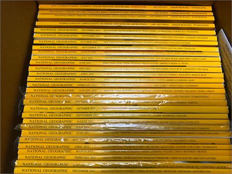 National Geographic Magazine Lot 2011, 2012, 2013, 2014
