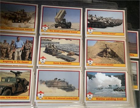 1991 Operation Desert Shield Trading Cards
