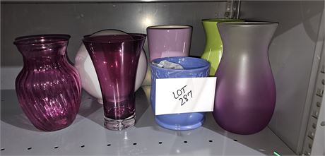 Mixed Flower Vases: Sizes Vary