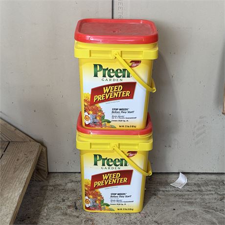 Preen Garden Weed Preventer - One Sealed and Other Like New