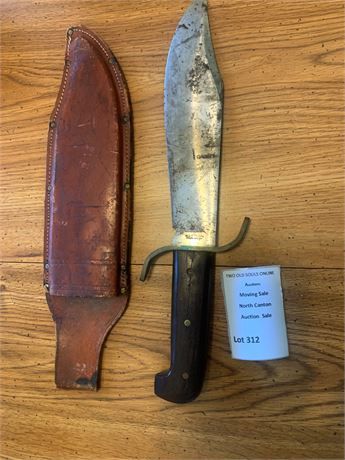 Vietnam-Era Western Fixed Blade Survival Bowie Knife W/Sheath