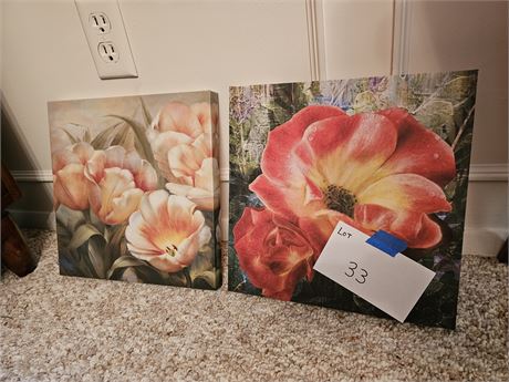Small Floral Canvas Art Prints