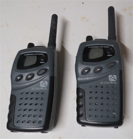 Audiovox Battery Powered Walkie Talkies