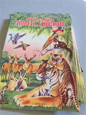 Wonders of the Animal Kingdom Sticker/Stamp Book Lot of 3 Boxes