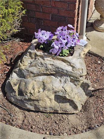 Faux Rock Planter