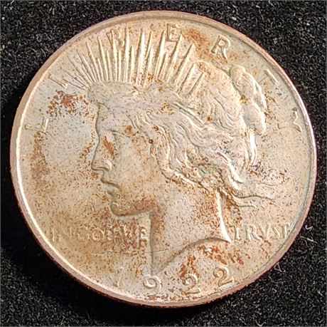 1922-D Peace Silver Dollar