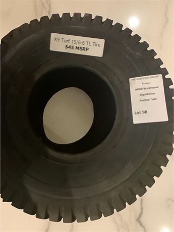 K9 Turf 15/6-6 TL Tire