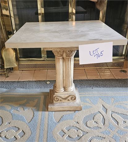 Vintage Pillar Side Table