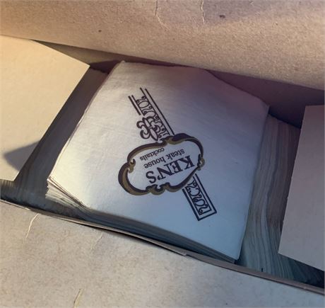 Ken's Steak House Paper Napkin Lot