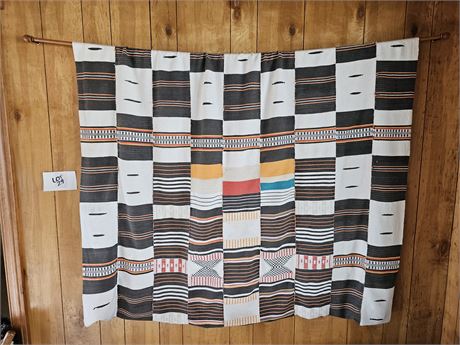 African Fulani Striped Textile