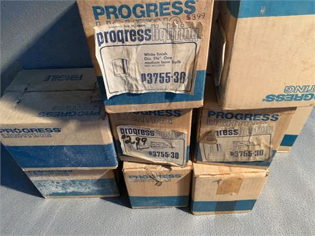 Progress Lighting P3048 Light Fixture Lot - 8 Fixtures Total