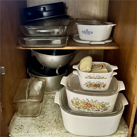 Corning Ware, Baking Pans and More