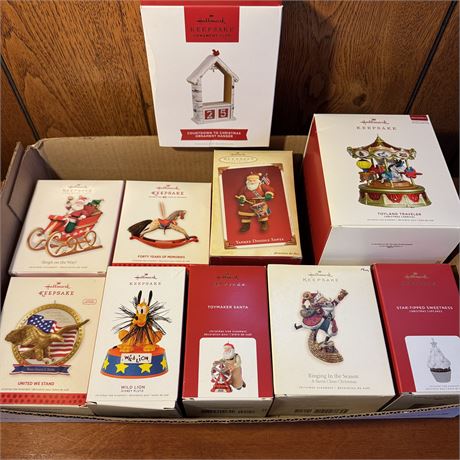 Hallmark Keepsake Ornaments Lot
