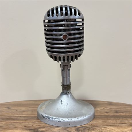 Vintage Shure Unidyne Microphone w/ Stand