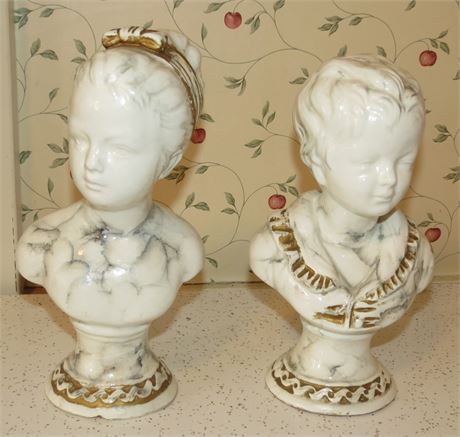 National Potteries Co. Porcelain Busts