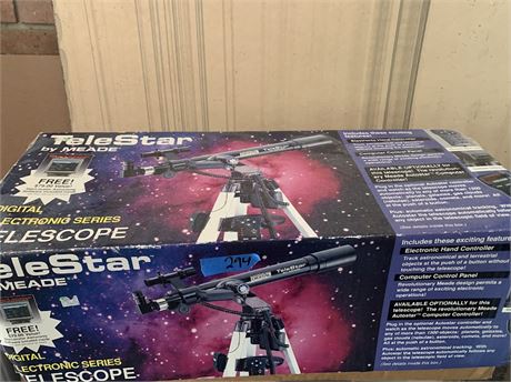 Tele Star Digital Electronic Telescope By Meade In Original Box