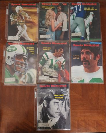 Joe Namath Sports Illustrated Magazines