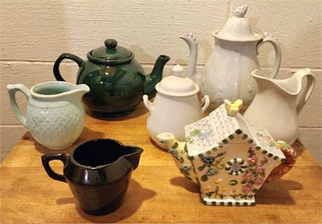 Tea Pots, Pitchers