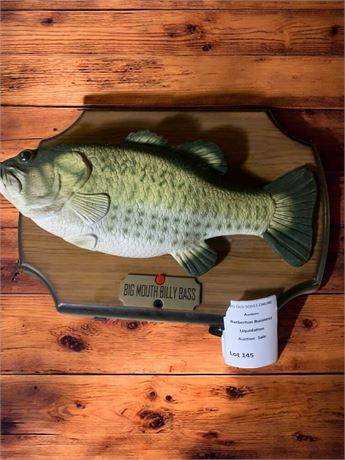 Big Mouth Billy Bass Singing Fish Kitschy Animated/Singing Wall Art