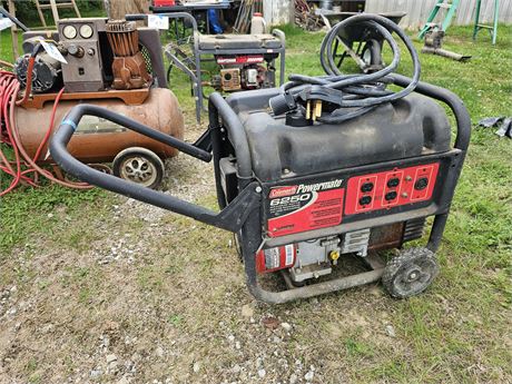 Coleman Powermate 6250 WATTS Portable Generator with Cord RUNS