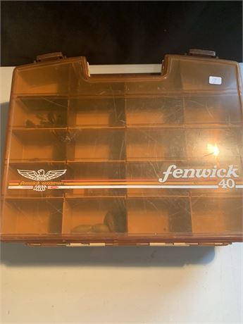 Vintage Fenwick 40 Tackle Box With Contents