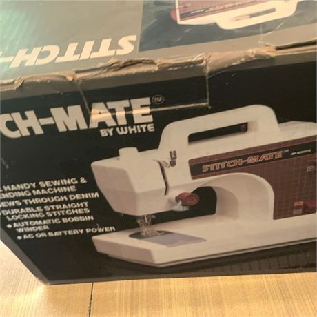 Stitch-Mate by White Portable Sewing Machine In Original Box