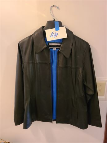 Wilson's Maxima Men's Black Leather Coat