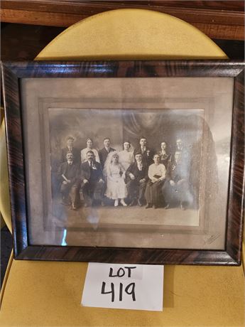 Early 1900's Wedding Photo