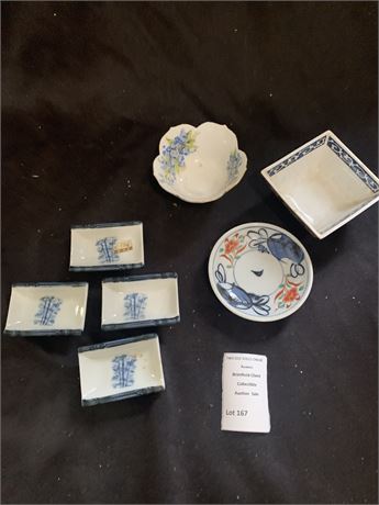 Asian Style Soy Sauce Dipping Dish, Imari Bowl & More