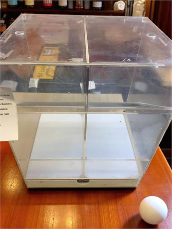 Clear Plastic Bingo Pull Tab Raffle Ticket Case
