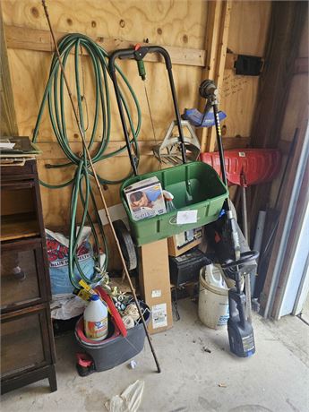 Garage Corner Cleanout- Hand Tools, Kobalt (No Batt), Scotts Spreader, Cleaners