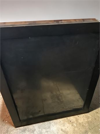 Large Rectangular Black Shadow Box Display Case