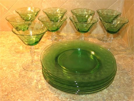 Glass Dishes with Uranium