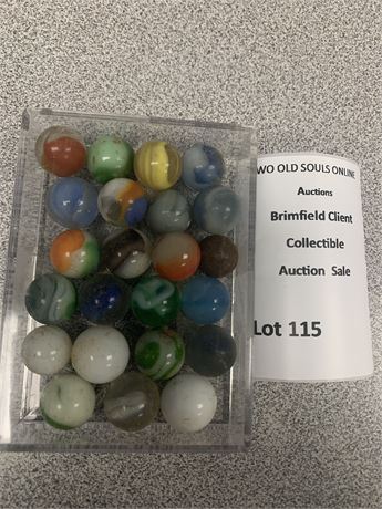 Vintage Glass Marbles Lot