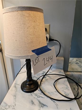 Small Black Table Lamp