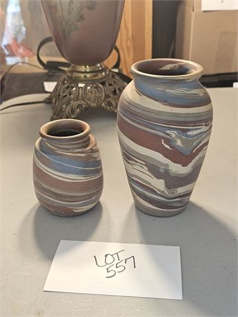 Vintage Indian Clay Vases