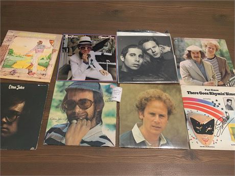 Album Lot of 9 - Elton John, Simon & Garfunkel