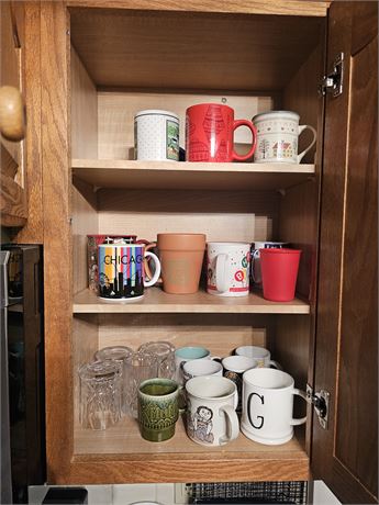 Kitchen Cupboard Cleanout: Different Mugs & Cups